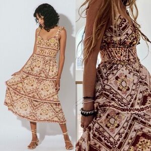 Cleobella Multicolor Patterned Maxi Dress